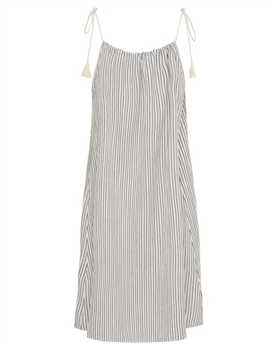 Marta du Chateau - MDCKamala Kjole - Beige/Peperosa